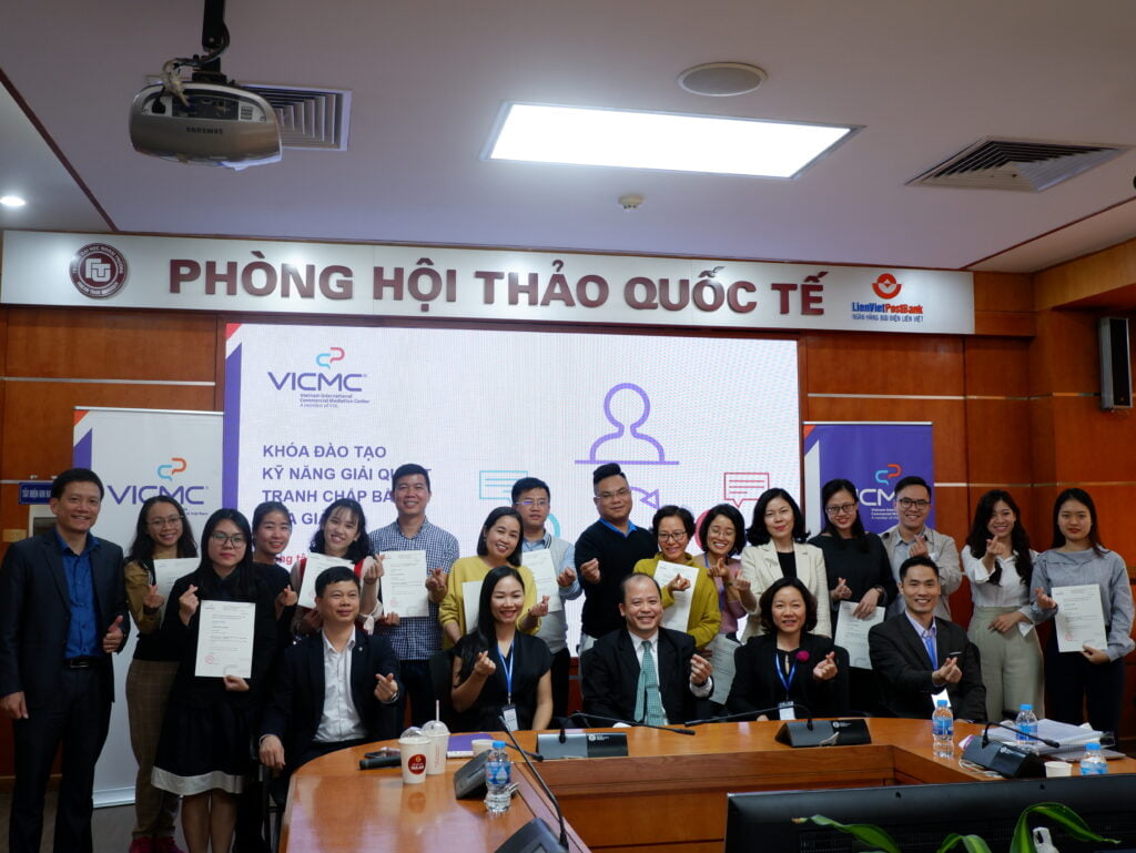 Course on Dispute Resolution Skills by Mediation in December 2020 in Hanoi