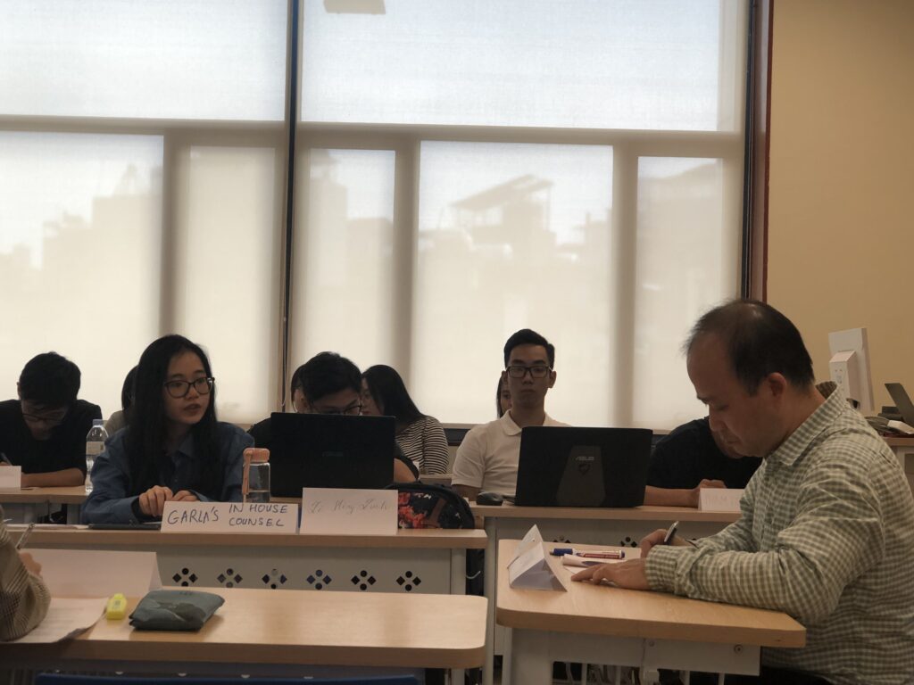 Mediation Training Class at National Economics University on November 11, 2020