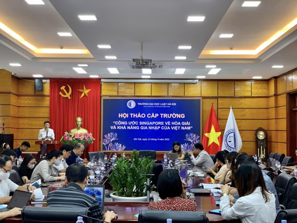 Hội thảo Công ước Singapore về hòa giải và khả năng gia nhập của Việt Nam